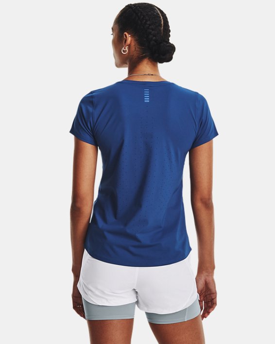 Women's UA Iso-Chill Laser T-Shirt, Blue, pdpMainDesktop image number 1